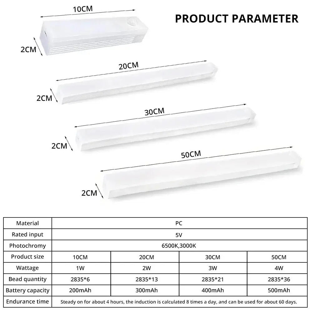 Rechargeable LED Motion Sensor Light