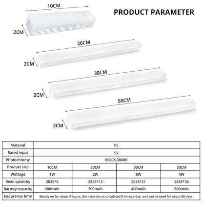 Rechargeable LED Motion Sensor Light